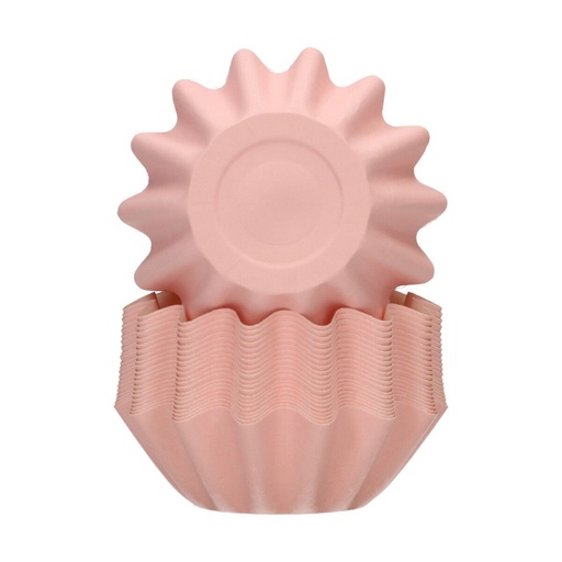 [F84420] Cápsulas para hornear bloom rosa pastel 48ud. FUNCAKES