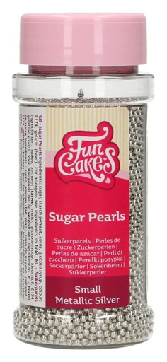 [F51770] Perlas plateadas mini 80gr FUNCAKES