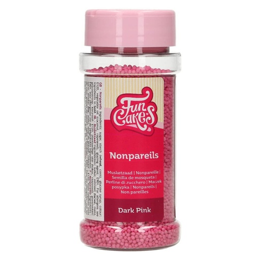[F51520] Nonpareils rosa intenso 80gr FUNCAKES