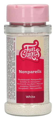 [F51515] Nonpareils blancos 80gr FUNCAKES