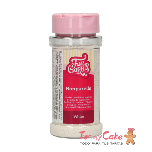 [F51515] Nonpareils blancos 80gr FUNCAKES