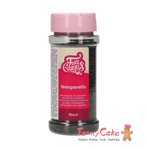 [F51545] Nonpareils negros 80gr FUNCAKES