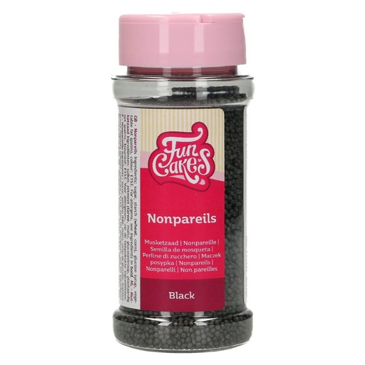 [F51545] Nonpareils negros 80gr FUNCAKES