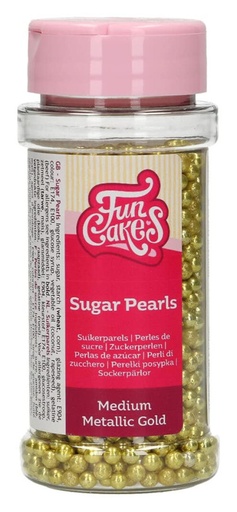 [F51650] Perlas oro metalico 80gr FUNCAKES