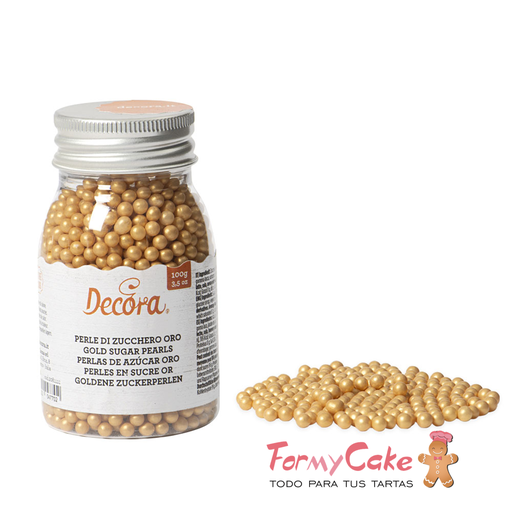 [2081111] Perlas doradas 100gr DECORA