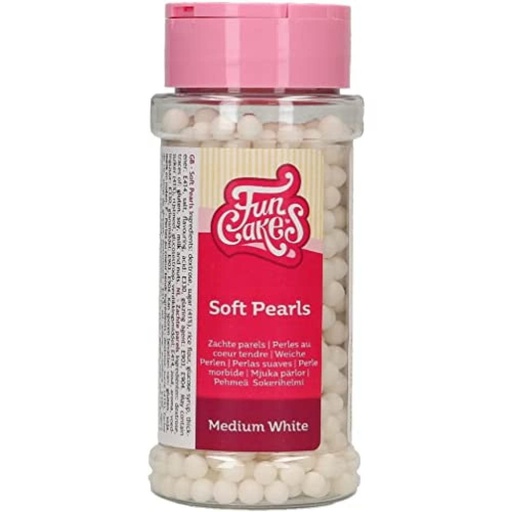 [F51810] Perlas blancas medianas 80gr FUNCAKES