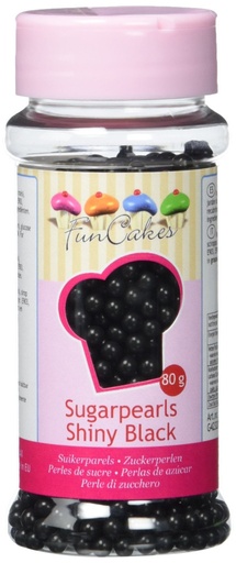 [F51680] Perlas negras brillantes 80gr FUNCAKES