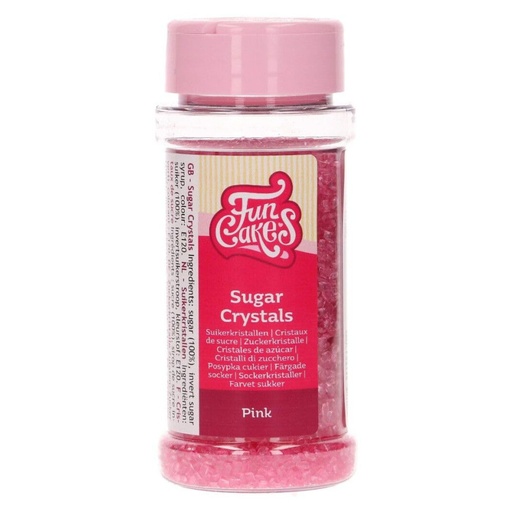 [F53010] Cristales de azucar rosa 80gr FUNCAKES