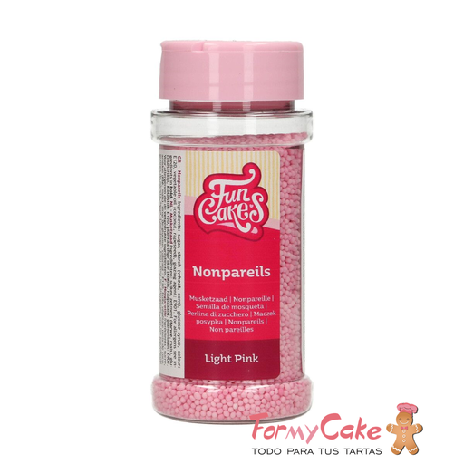 [F51505] Nonpareils rosa claro 80gr FUNCAKES