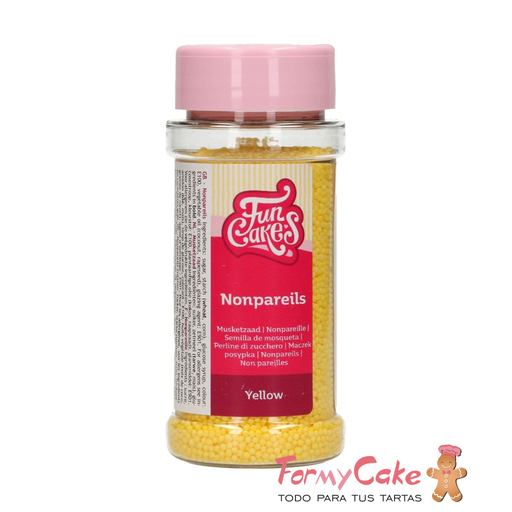 [F51530] Nonpareils amarillos 80gr FUNCAKES