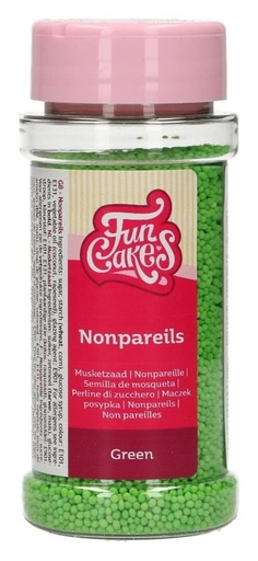 [F51535] Nonpareils verdes 80gr FUNCAKES