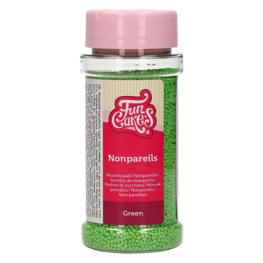 [F51535] Nonpareils verdes 80gr FUNCAKES