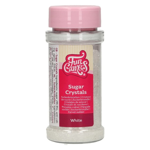 [F52995] Cristales de azucar blanco 80gr FUNCAKES