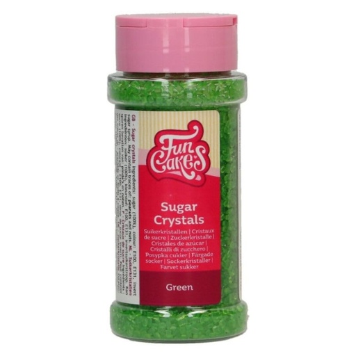 [F53020] Cristales de azucar verde 80gr FUNCAKES