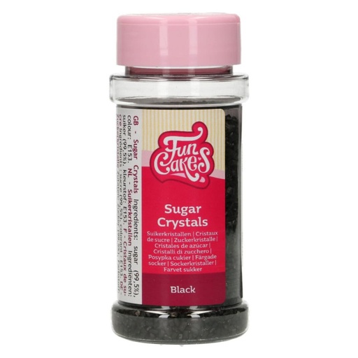 [F53030] Cristales de azucar negro 80gr FUNCAKES