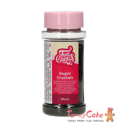 [F53030] Cristales de azucar negro 80gr FUNCAKES