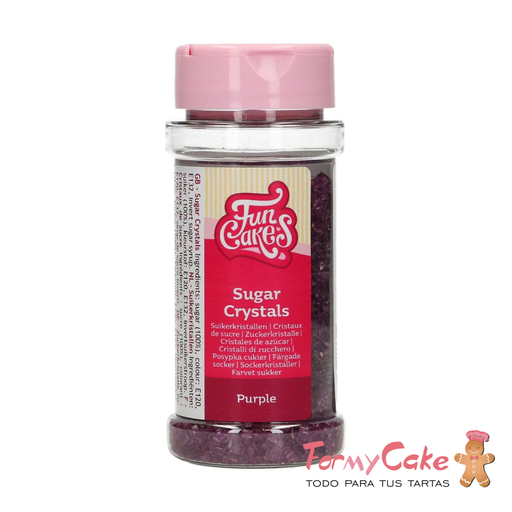 [F53035] Cristales de azucar morado 80gr FUNCAKES