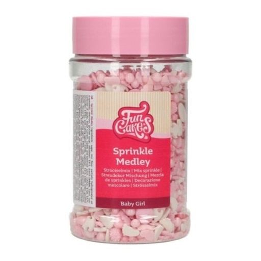 [F51155] Decoración comestible baby girl medley 50g FUNCAKES