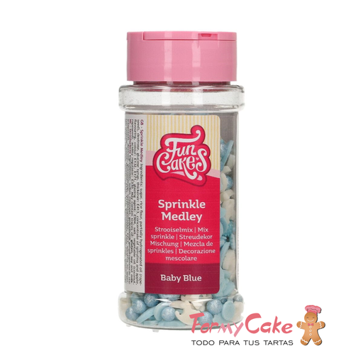 [F51160] Decoración comestible baby boy medley 50g FUNCAKES