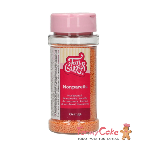 [F51510] Nonpareils naranjas 80gr FUNCAKES