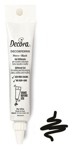 [9261694] Gel decorativo negro decorpenna, 20gr DECORA