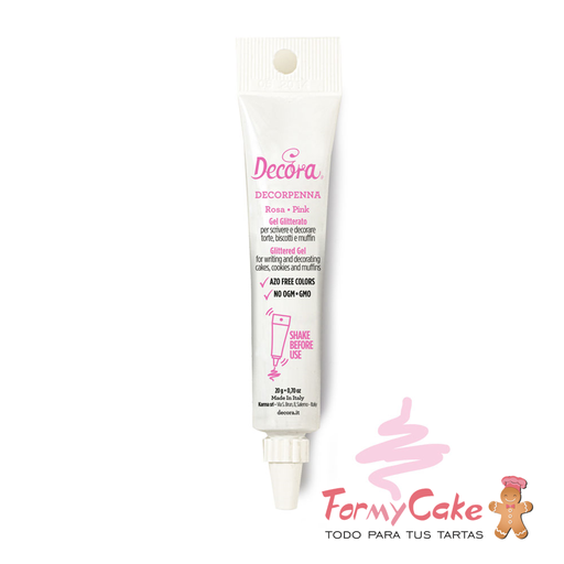 [9261687] Gel decorativo rosa decorpenna, 20gr DECORA