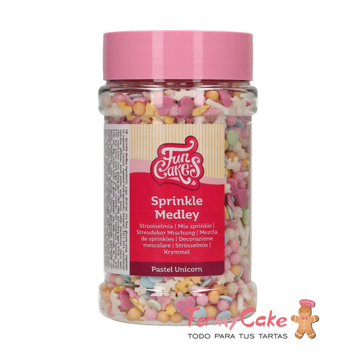 [F52960] Sprinkle medley -unicornio pastel- 180g FUNCAKES
