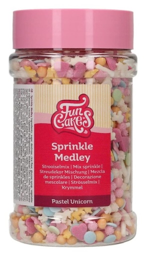 [F52960] Sprinkle medley -unicornio pastel- 180g FUNCAKES