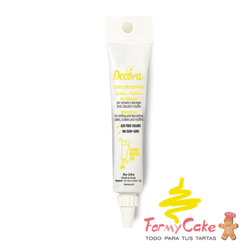 [9261725] Gel decorativo amarillo decorpenna, 20gr DECORA