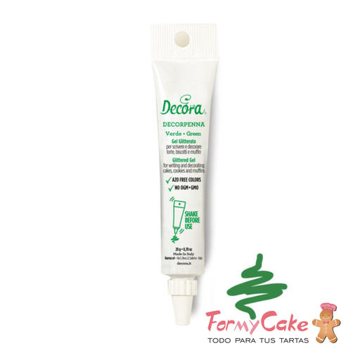 [9261684] Gel decorativo verde decorpenna, 20gr DECORA