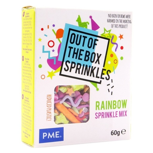 [OTB01] Sprinkle rainbow- arcoiris- 60g PME