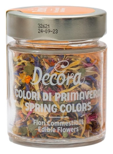 [0201011] Flores comestibles colores primavera DECORA
