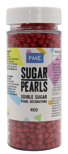 [SPR939] Perlas de azucar rojas 100gr PME