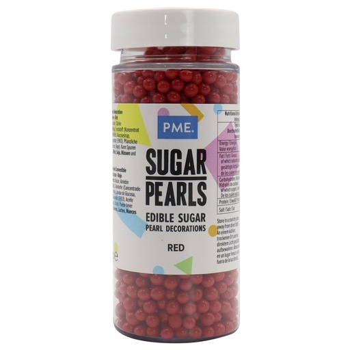 [SPR939] Perlas de azucar rojas 100gr PME