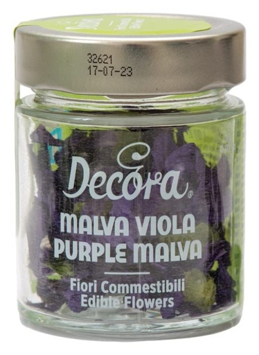[0201013] Flores comestibles malva morada 1g DECORA