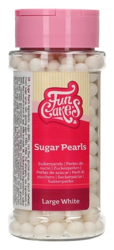 [F53060] Perlas blancas grandes 70gr FUNCAKES