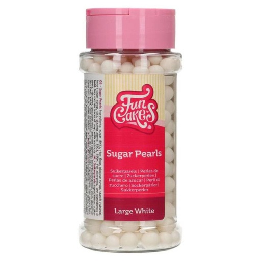 [F53060] Perlas blancas grandes 70gr FUNCAKES