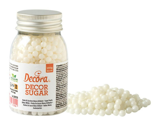[2081155] Perlas de azucar maxi blanco perla 100gr DECORA