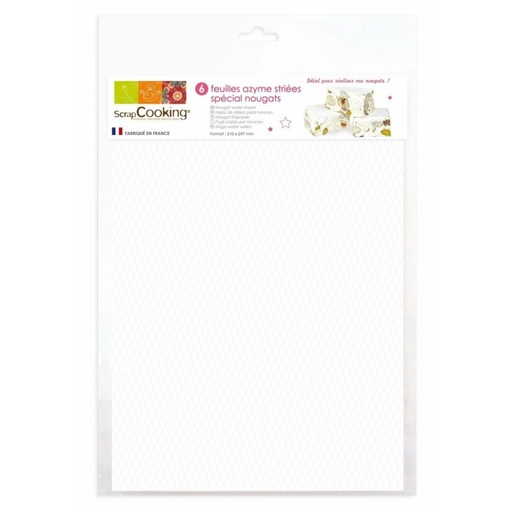 [SC7303] Oblea para turrón 6uds SCRAPCOOKING