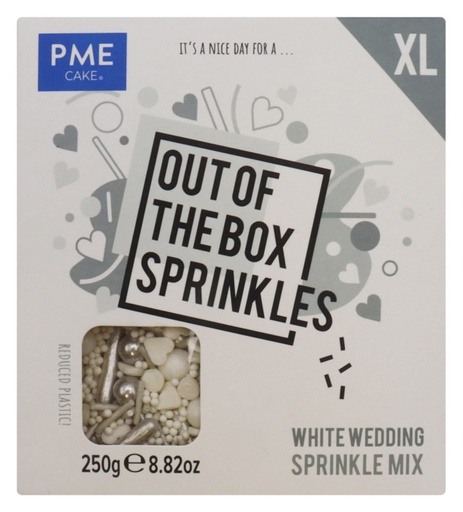 [OTBXL14] Sprinkle boda blanca xl 250g PME
