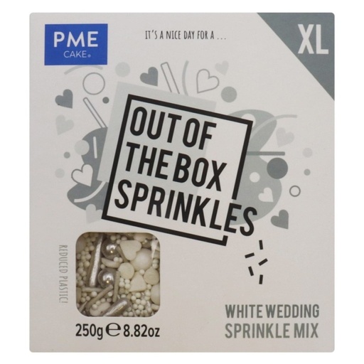 [OTBXL14] Sprinkle boda blanca xl 250g PME