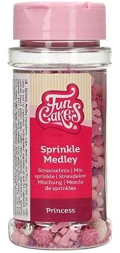 [F51390] Decoración comestible sprinkle medley princesa 50g FUNCAKES