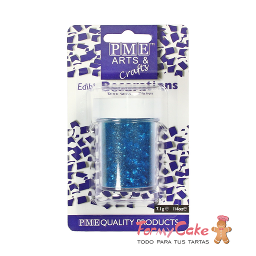 [GF142] Copos purpurina azul 7gr PME