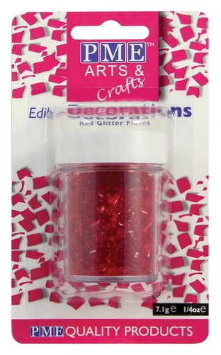 [GF141] Copos purpurina roja 7gr PME