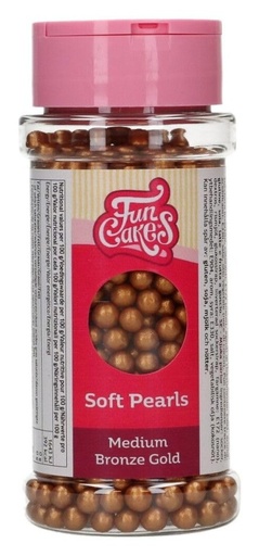 [F53370] Perlas bronce dorado 60gr FUNCAKES