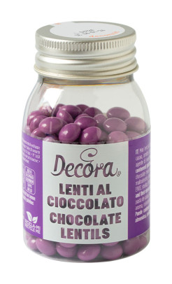 [2081190] Mini perlas de chocolate con leche - púrpura - 80gr DECORA