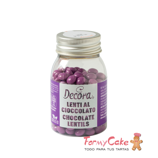 [2081190] Mini perlas de chocolate con leche - púrpura - 80gr DECORA