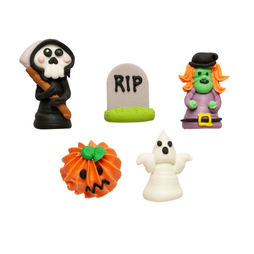 [0500439] Decoración de azúcar halloween 3d 5ud DECORA