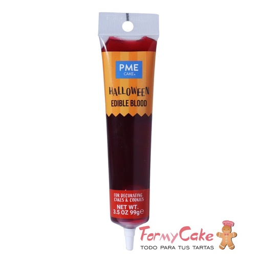 [HW24IC0062] Gel rojo para decorar pasteles - sangre comestible halloween 99 g PME