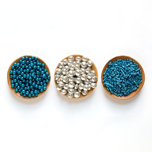 [2082109] Set decor mix plata y azul 85gr DECORA